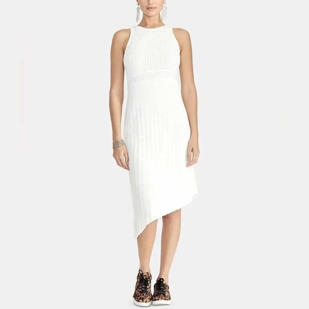 RACHEL by RACHEL ROY Lynn Mixed Stitch Sleeveless Bodycon Sweater‎ Dress